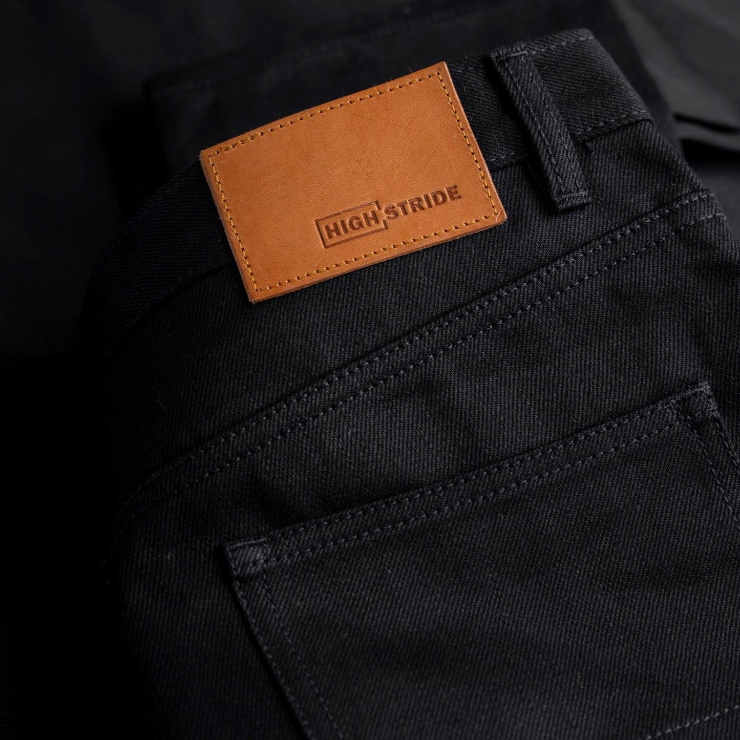 Classic Tapered Double Black Raw Japanese Selvedge Denim Jeans